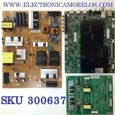 KIT DE TARJETAS PARA TV VIZIO / MAIN XGCB0QK017 / 715G7689-M01-000-005K / FUENTE ADTVF1925XB2 / 715G6960-P01-004-002S / DRIVER LNTVEY208XXB7 / 715G7159-P01-001-004Y / T-CON 5550T32C01 / PANEL TPT500U1-QVN03.U / REV:S001C / MODELO D50U-D1